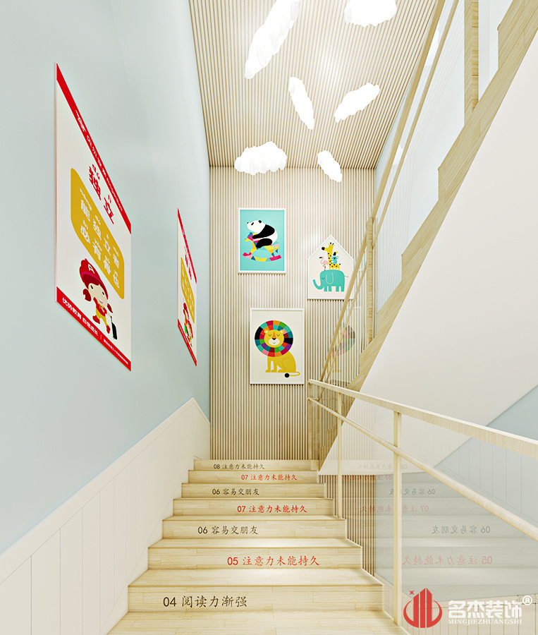 教育机构楼梯装建设计