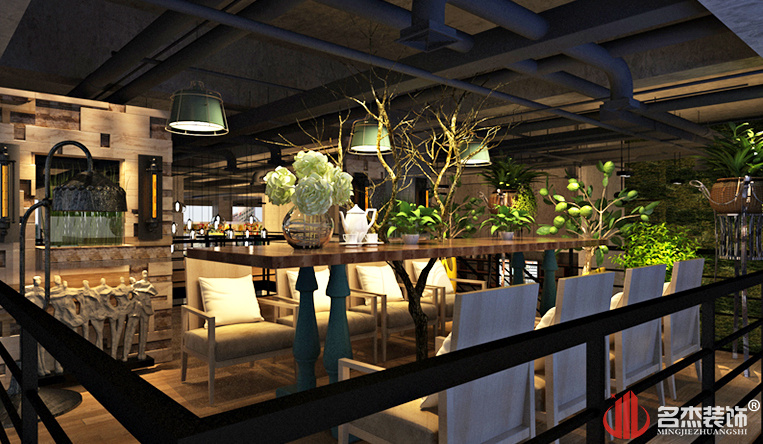 复古工业风餐厅装建