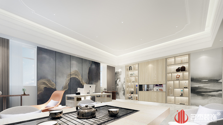 董事长室装建成效图角度二