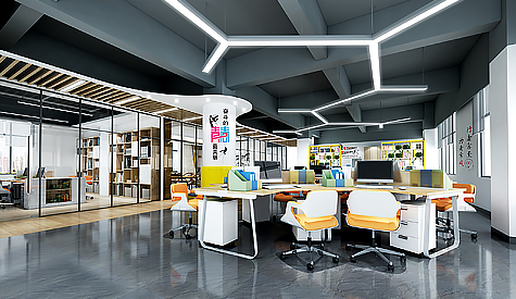 昭通市开吉服装办公室装建设计