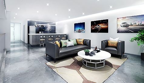 广东中奥汽车销售服务空间装建设计