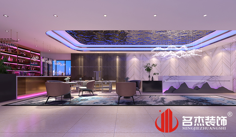 二楼大堂装建设计成效