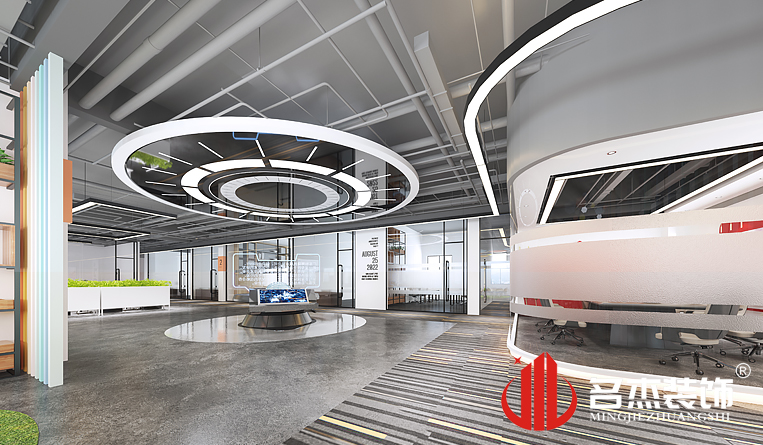 办公区域装建设计成效