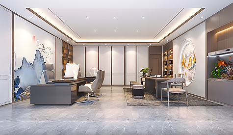 拉萨市壹彩家具办公室装建设计