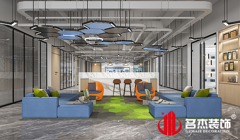 休闲区装建设计成效