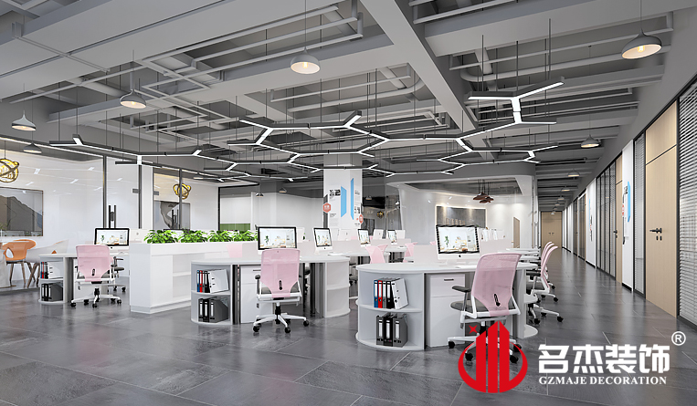 盛开办公区域设计成效