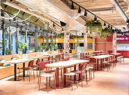 多元化的社交型餐饮空间是若何进行装建设计的——看看KANTINI
