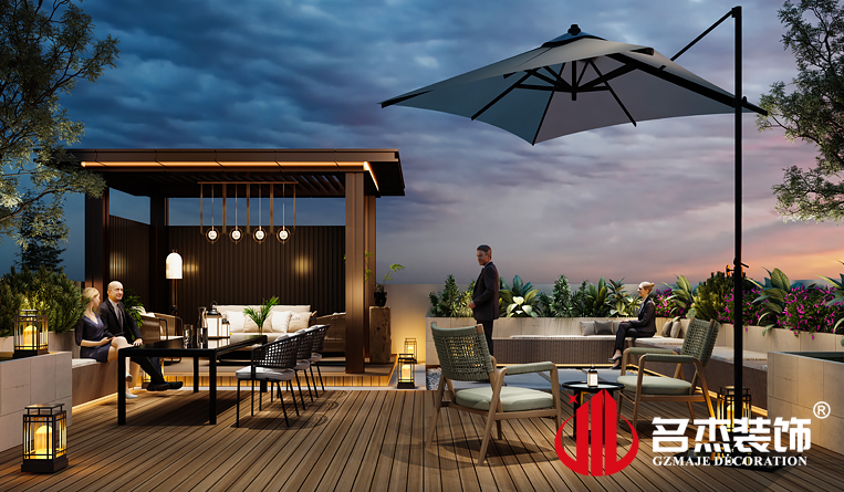 露台装建设计成效