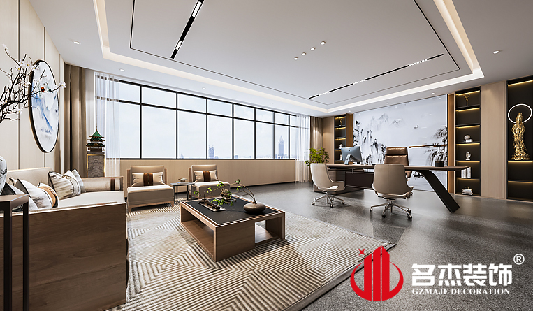 经理室装建设计成效