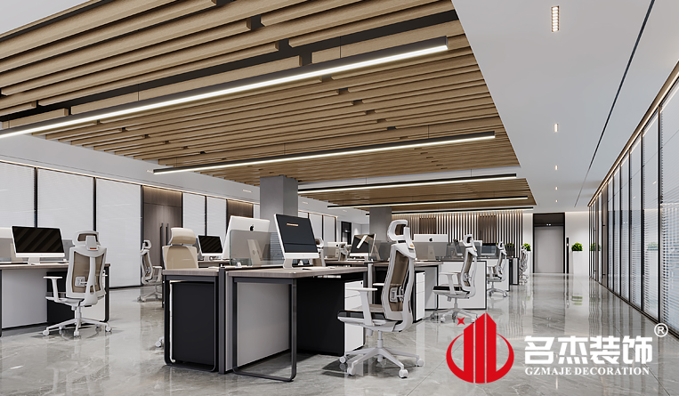 三楼办公区域装建设计成效