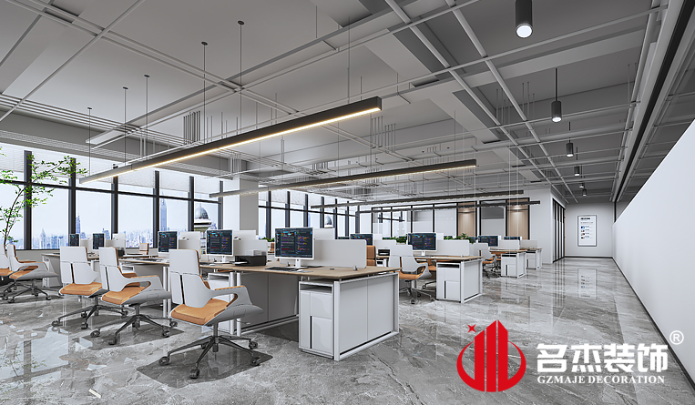 办公区装建设计成效