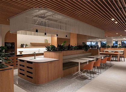 人文景观为设计灵感的办公室装建设计空间若何打造——ABN Group珀斯总部