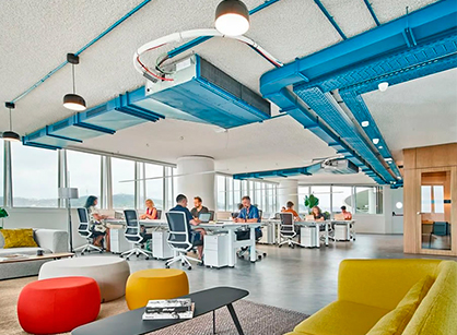 矫捷创新火速的结合办公室装建设计空间是怎么的——Cloudworks