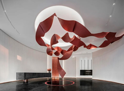 以百鸟朝凤的设计主题打造的贸易营销中心是怎么的——成都中铁逸都营销中心