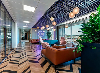 对将来办公场景有思虑的办公室装建设计空间是怎么的——Domestic & General