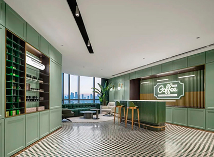 以复古长期美感的办公室装建设计空间是怎么的——HBN